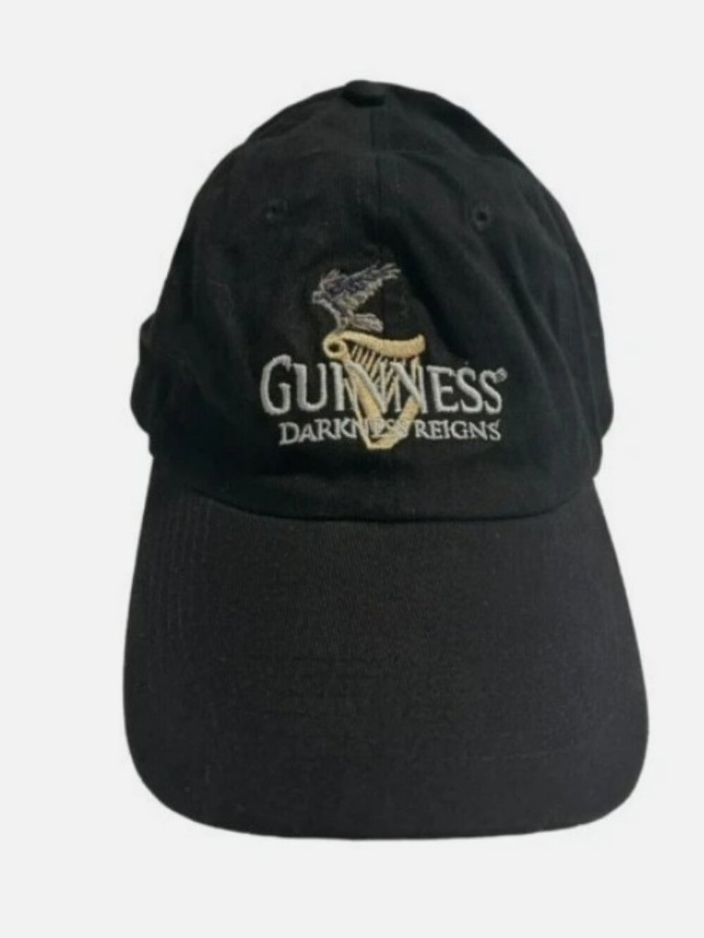Guinness Cap Hat Embroidered Darkness Reigns Raven Canadian Halloween Promo